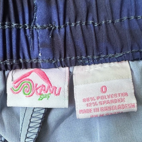 NWT Women’s Kanu Surf Shorts “Harmony” In Navy Size 0 4” Inseam - Picture 8 of 8